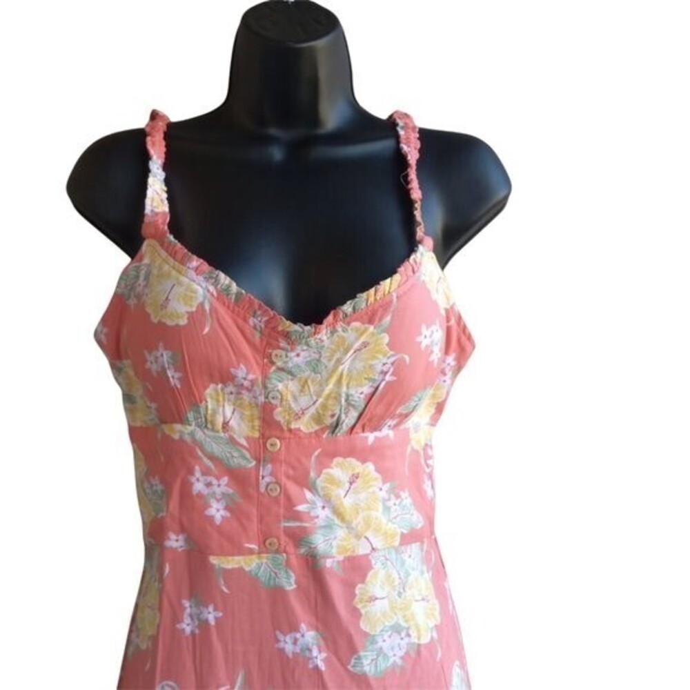 Derek Heart Floral Print Maxi Sleeveless Dress Size M